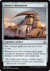 【Foil】《ケフネトの碑/Kefnet's Monument》[AKH] 茶U