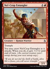 《ネフ一門の鉄球戦士/Nef-Crop Entangler》[AKH] 赤C