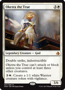 《信義の神オケチラ/Oketra the True》[AKH] 白R