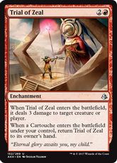 《激情の試練/Trial of Zeal》[AKH] 赤U