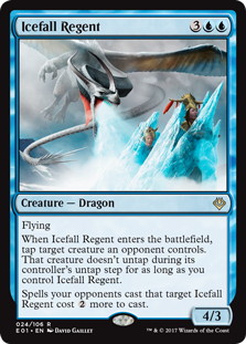 《氷瀑の執政/Icefall Regent》[E01] 青R