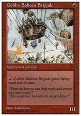 《ゴブリン気球部隊/Goblin Balloon Brigade》[ATH] 赤U