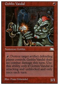 《蛮行ゴブリン/Goblin Vandal》[ATH] 赤C