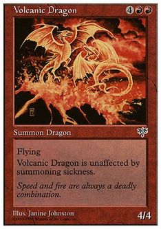 《火山のドラゴン/Volcanic Dragon》[ATH] 赤R