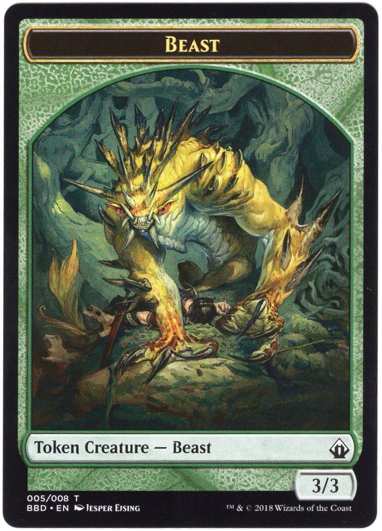 (005)《ビーストトークン/Beast Token》[BBD] 緑