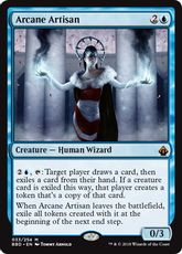 【Foil】《秘儀の職工/Arcane Artisan》[BBD] 青R