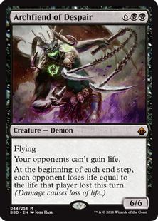 《絶望の魔神/Archfiend of Despair》[BBD] 黒R