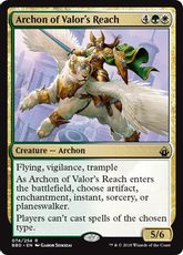 《武勇の場の執政官/Archon of Valor's Reach》[BBD] 金R