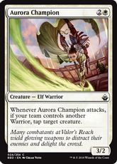 《オーロラの勇者/Aurora Champion》[BBD] 白C