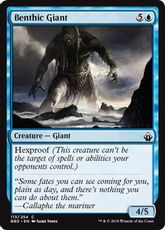 【Foil】《水底の巨人/Benthic Giant》[BBD] 青C