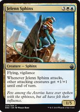 【Foil】《ジェーレンのスフィンクス/Jelenn Sphinx》[BBD] 金U