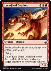 【Foil】《溶岩原の首領/Lava-Field Overlord》[BBD] 赤U