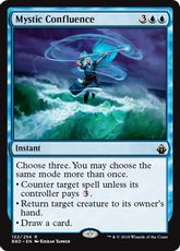 【Foil】《神秘の合流点/Mystic Confluence》[BBD] 青R