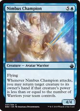 《乱雲の英雄/Nimbus Champion》[BBD] 青U