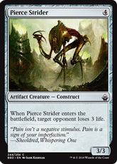 【Foil】《貫く徘徊者/Pierce Strider》[BBD] 茶C