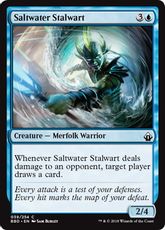 《塩水の重鎮/Saltwater Stalwart》[BBD] 青C