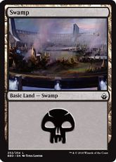 【Foil】《沼/Swamp》[BBD] 土地