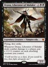 《マラキールの解放者、ドラーナ/Drana, Liberator of Malakir》[BFZ] 黒R