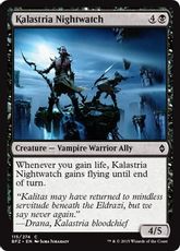 【Foil】《カラストリアの夜警/Kalastria Nightwatch》[BFZ] 黒C