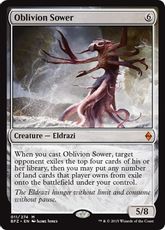 【Foil】■プレリリース■《忘却蒔き/Oblivion Sower》[BFZ-PRE] 無R