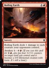 【Foil】《沸き立つ大地/Boiling Earth》[BFZ] 赤C