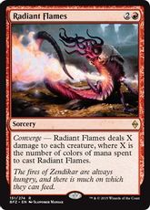 【Foil】《光輝の炎/Radiant Flames》[BFZ] 赤R