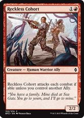 《命知らずの群勢/Reckless Cohort》[BFZ] 赤C