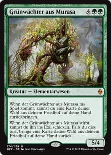 【Foil】《ムラーサの緑守り/Greenwarden of Murasa》[BFZ] 緑R