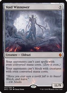【Foil】《虚空の選別者/Void Winnower》[BFZ] 無R