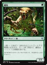 【Foil】《鎌豹/Scythe Leopard》[BFZ] 緑U