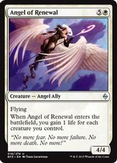 【Foil】《回生の天使/Angel of Renewal》[BFZ] 白U