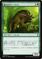 【Foil】《噛み付きナーリッド/Snapping Gnarlid》[BFZ] 緑C