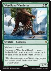 【Foil】《放浪する森林/Woodland Wanderer》[BFZ] 緑R