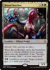 【Foil】《血統の解体者/Brood Butcher》[BFZ] 金R