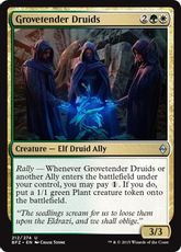 《林番のドルイド/Grovetender Druids》[BFZ] 金U