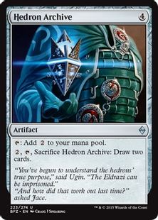 【Foil】《面晶体の記録庫/Hedron Archive》[BFZ] 茶U