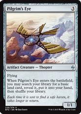 【Foil】《巡礼者の目/Pilgrim's Eye》[BFZ] 茶U