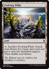 【Foil】《進化する未開地/Evolving Wilds》[BFZ] 土地C