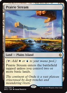 《大草原の川/Prairie Stream》[BFZ] 土地R