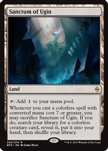 《ウギンの聖域/Sanctum of Ugin》[BFZ] 土地R