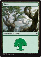 (274)《森/Forest》(Normal Border)[BFZ] 土地