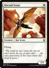 【Foil】《帆凧の斥候/Kitesail Scout》[BFZ] 白C