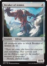 【Foil】《軍団を破壊するもの/Breaker of Armies》[BFZ] 無U