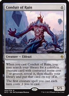 《破滅の伝導者/Conduit of Ruin》[BFZ] 無R