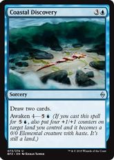 【Foil】《沿岸の発見/Coastal Discovery》[BFZ] 青U