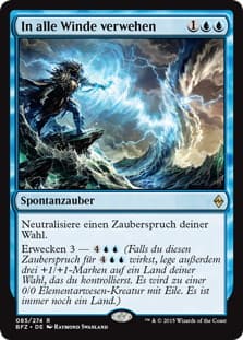 【Foil】《風への散乱/Scatter to the Winds》[BFZ] 青R