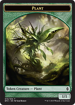 (010)《植物トークン/Plant token》[BFZ] 緑