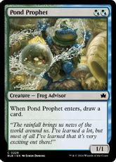 【Foil】(229)《池の預言者/Pond Prophet》[BLB] 金C