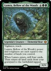 【Foil】(183)《森の轟き、ルムラ/Lumra, Bellow of the Woods》[BLB] 緑R