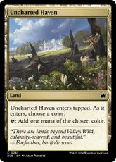 【Foil】(261)《未知なる安息地/Uncharted Haven》[BLB] 土地C